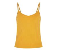 Morgan - Débardeur Femme Coton mélangé avec Bretelles et col v Moutarde - Taille M