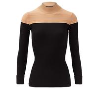 Morgan Femme 172-mico.m Pullover Sweater, Camel/Noir, M EU