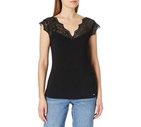 Morgan Femme 211-deno T-Shirt, Noir, L Taille Tall EU