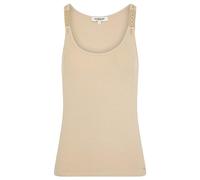 Débardeur avec bretelles à ornements beige Beige XL