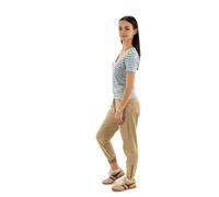 MORGAN Femme 241-dina T-Shirts Manches Courtes, Off White/Fjord, XL EU