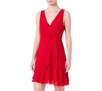 MORGAN Femme 241-rosval Robe Courte, Cerise M, 36 EU