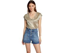 Morgan Femme 242-daya1 T-Shirt, Doré, M EU