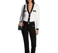 Morgan Femme 242-moguin Pull-Over, Off White/Noir, L EU