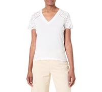 MORGAN Femme 251-dmaty T-Shirts À Manches Courtes, Off White M, M EU
