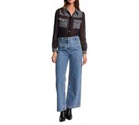 MORGAN Femme 252-coscar Chemisier, Marine M, 36 EU