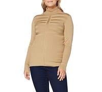 Morgan Femme Col Roule Fine Jauge 132-mentos.m Sweater, Camel, M EU