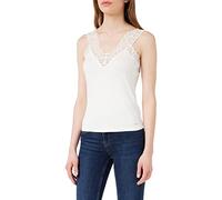 Morgan Femme Debardeur Empicememnt Dentelle 212-dnana T-shirt, Ecru, L EU