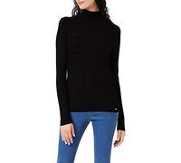 Morgan Femme Pull Manche Longue Col Roulé MENTOS, Noir, XXL EU