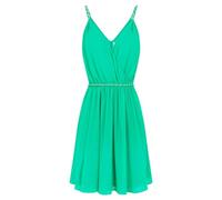 MORGAN Femme Robe Courte Unie Fines Bretelles col en V 241-RENODO/MOUSSE/44