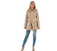 Morgan Femme Trench court à capuche 241-GLADIA Beige T36