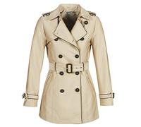 Morgan Femme Trench long piping PU 192-GALA.N BEIGE T40