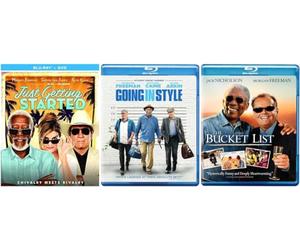 Morgan Freeman: The Comedies [Blu-ray] The Bucket List / Going in Style / Just Getting Started (3-Movie Comedy Collection)