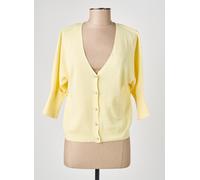 morgan gilets femme de couleur jaune