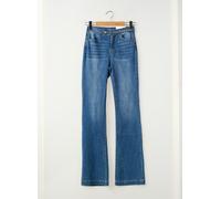 morgan jeans femme de couleur bleu 34