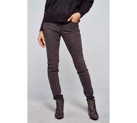 Morgan Jean femme Slim taille standard à poches Gris 34W