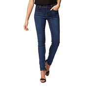 Morgan Jeans 201-POM.P slim taille standard à poches Jean Stone Femme Bleu 34