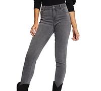 Morgan Jeans Slim Taille Standard à Poches Gris 34W