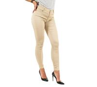 Morgan Pantalon Slim Enduit Beige 42