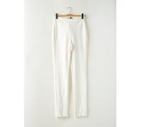 morgan pantalons femme de couleur blanc