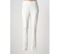 morgan pantalons femme de couleur blanc 40