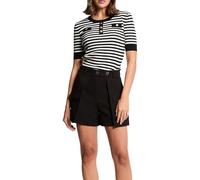 Morgan Pull-over '261-MATTEA' noir / blanc, Taille XL