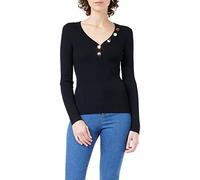 Morgan Pull Manches Longues Boutons Noir XL