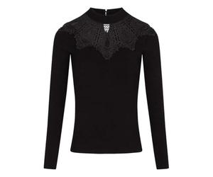 Morgan Pull Mix Dentelle COL Montant