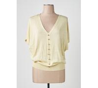 morgan pulls et sweat-shirts femme de couleur jaune 36