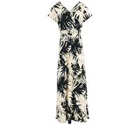 Robe longue droite imprimée multicolore Multicolore 40