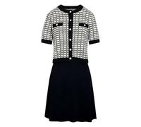 Morgan Robes en maille 'RESA' noir / blanc, Taille L