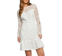 Morgan Femme 241-rille Robe Formelle, Off White, 38 EU