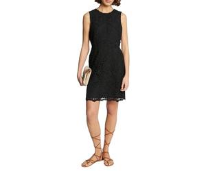 Morgan Robe Courte Droite Dentelle Noir 34