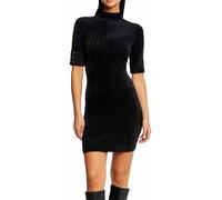 Morgan Robe pull ajustée manches courtes Noir L