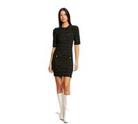 Morgan Robe pull ajustée manches courtes Noir S