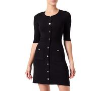 Morgan Robe pull ajustée manches courtes Noir XS