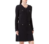 Morgan Robe pull ajustée zippée Noir S