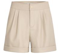 Morgan Short en Similicuir Beige