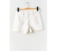 morgan shorts / bermudas femme de couleur blanc 34