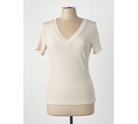 Morgan T-shirt 212-DIWI Femme Beige Taille M
