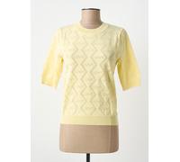morgan tee-shirts et débardeurs femme de couleur jaune 38