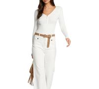 Morgan Tricot Manches Longues COL V avec Zip