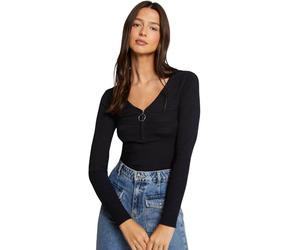 Morgan Tricot Manches Longues COL V avec Zip
