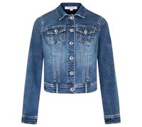 Morgan Veste droite boutonnée en jean Bleu