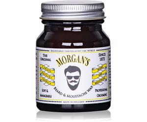 Morgan's Beard and Moustace Wax Soft and Manageable cire pour barbe 50 g