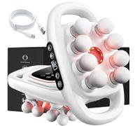 Morgela Deep Tissue Massager, 2026 New Morgela Massager, 16 Head Massage Gun Deep Tissue with 30 Adjustable Intensities & 9 Modes, Electric Massagers Tool for Body Buttocks (8White)