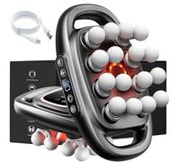 Morgela Deep Tissue Massager, 2026 New Morgela Massager, 16 Head Massage Gun Deep Tissue with 30 Adjustable Intensities & 9 Modes, Electric Massagers Tool for Body Buttocks (16Black)