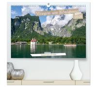 Morgen am Königssee - Spiegelungen und Stille (hochwertiger Premium Wandkalender 2026 DIN A2 quer), Kunstdruck in Hochglanz: Stimmungsvolle ... ein visuelles Atemholen für das ganze Jahr.