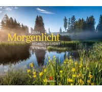 Morgenlicht Kalender 2026 | Stilsicherer Natur-Kalender im großen Querformat (54x42 cm) | Landschafts-Fotografie bei Sonnenaufgang