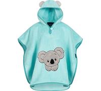Morgenstern Poncho de Bain pour Enfants et Bébés 1-5 ans avec Capuche Fille et Garçon 100% Coton Éponge OEKO TEX® serviette poncho serviette à capuche peignoir serviette de bain Koala Turquoise